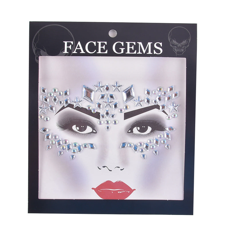 Halloween Tattoo Stickers Dead Ghost Festival Face