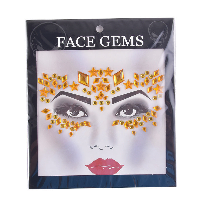 Halloween Tattoo Stickers Dead Ghost Festival Face