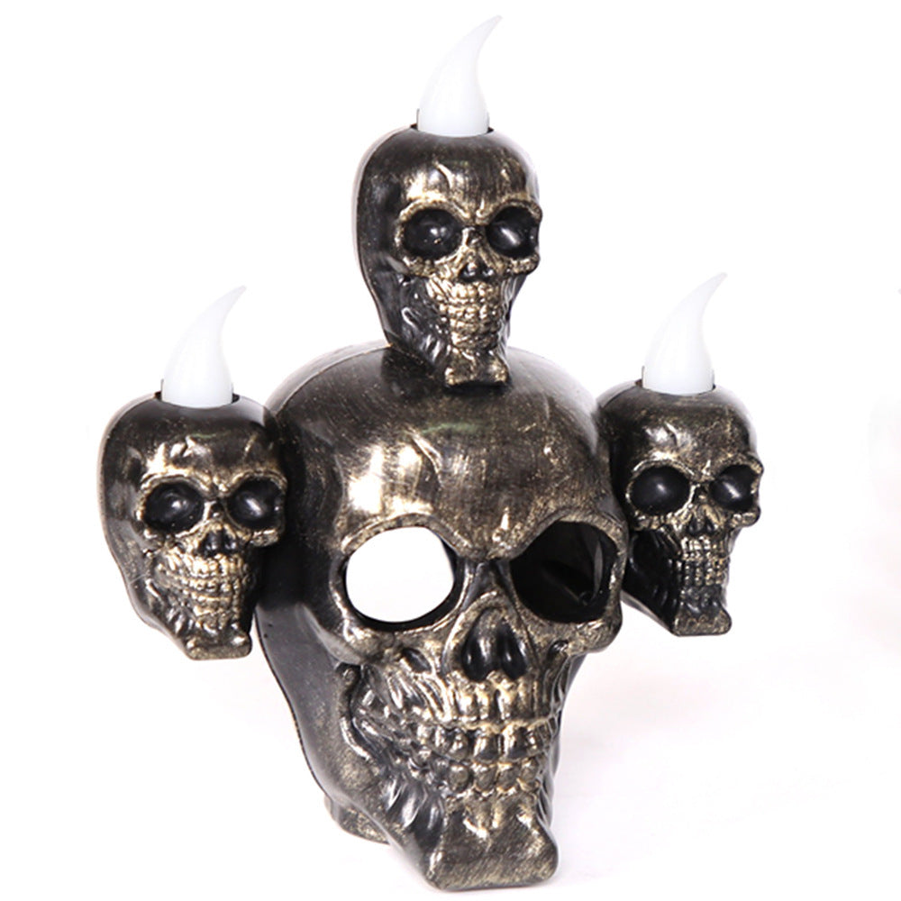 Halloween Decoration Skull With Lights Ornaments