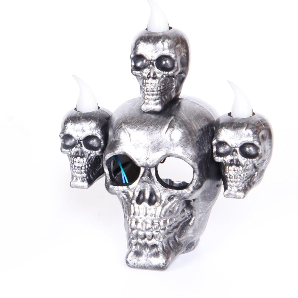 Halloween Decoration Skull With Lights Ornaments