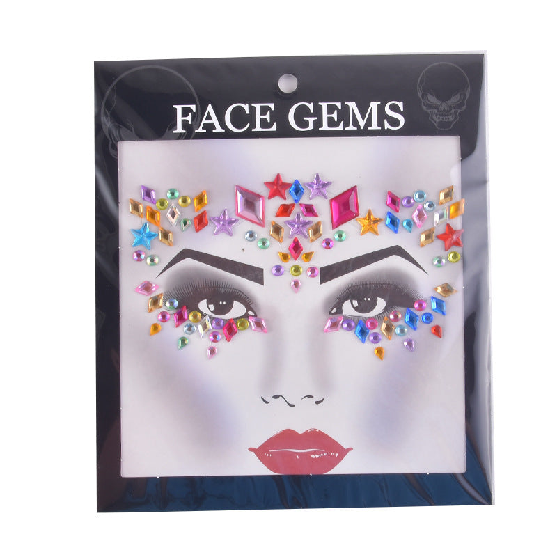 Halloween Tattoo Stickers Dead Ghost Festival Face