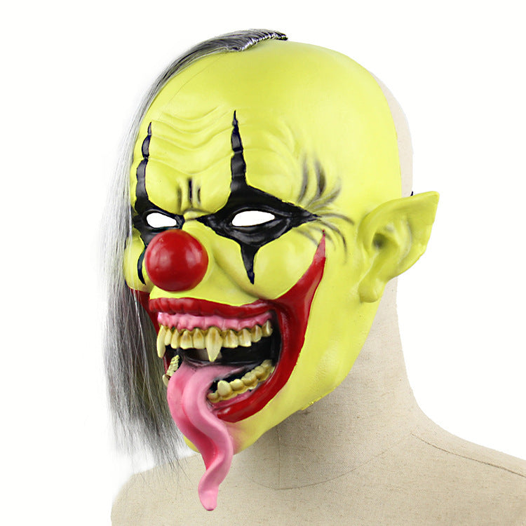 Horror Green Face Clown Halloween