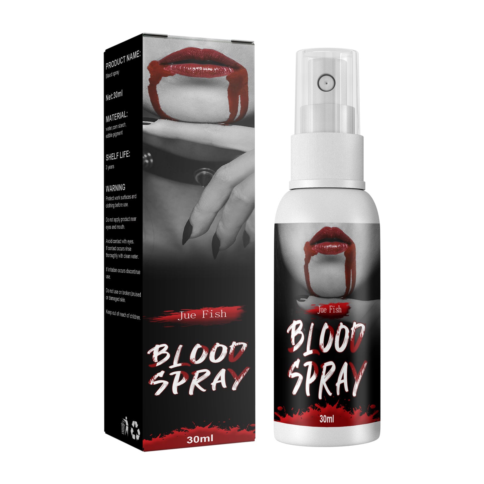 Jue Fish Plasma Spray Fake Blood Vampire