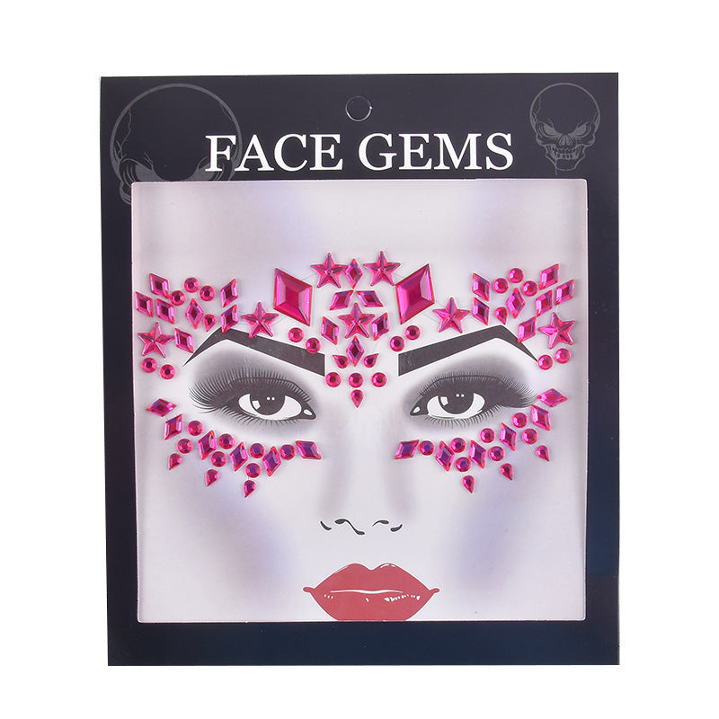 Halloween Tattoo Stickers Dead Ghost Festival Face