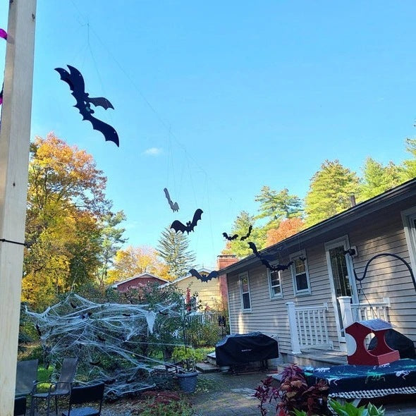 Pre-sale Hanging Horror Bat Pieces Halloween Garden Art